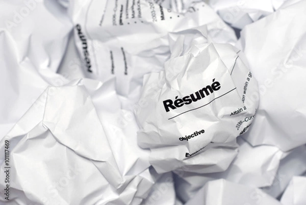 Fototapeta Wznowić wyrzucony na zdjęcie śmieci