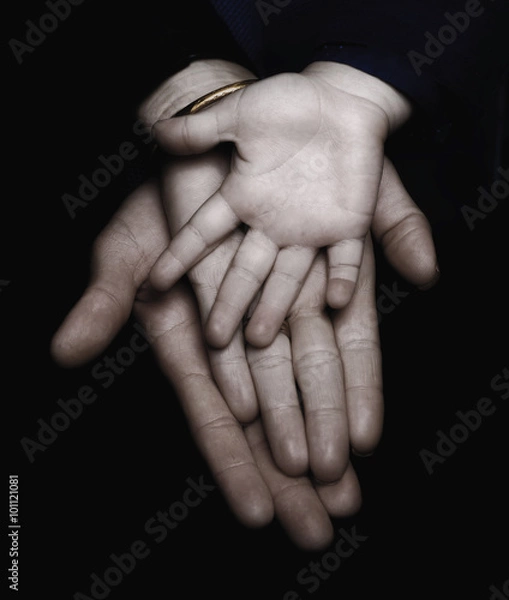 Obraz Family hands