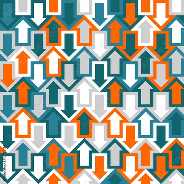 Obraz Seamless Pattern with Arrows