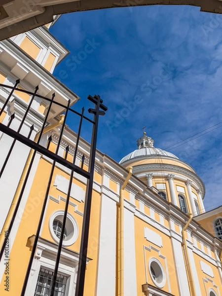 Fototapeta St. Petersburg, Russia, July 9, 2024. Buildings Architecture Alexander Nevsky Lavra