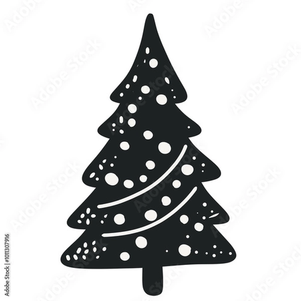 Obraz Abstract christmas tree