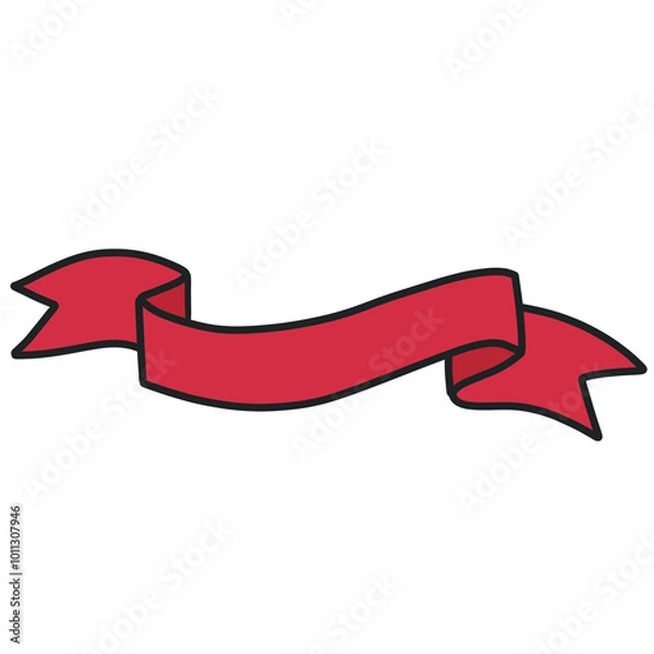 Obraz Red ribbon