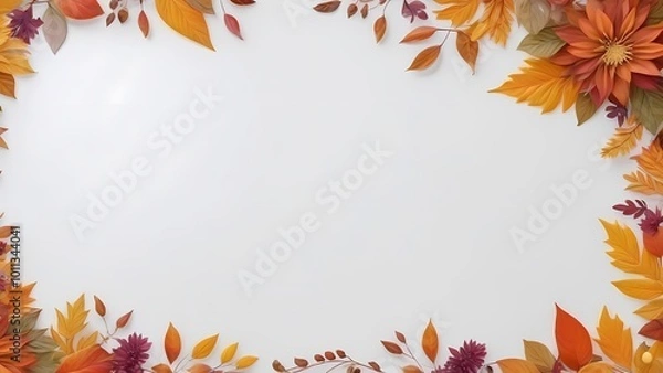 Obraz autumn leaves background