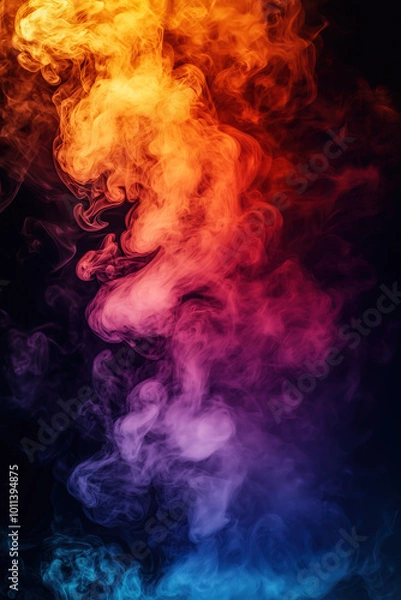 Fototapeta Colorful smoke