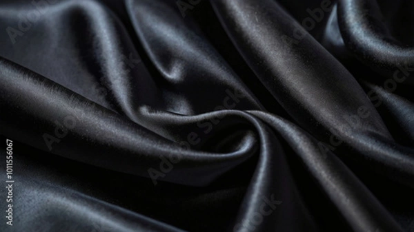 Obraz black satin background