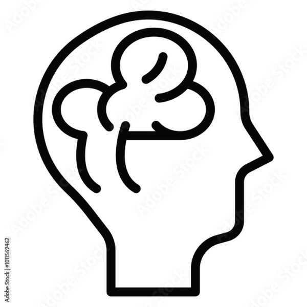 Fototapeta Brain Vector Icons