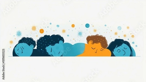 Obraz a A visual representation of common nursing interventions for managing sleep disorders.