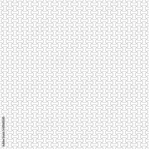 Obraz Geometric fine abstract background. Seamless modern silver pattern