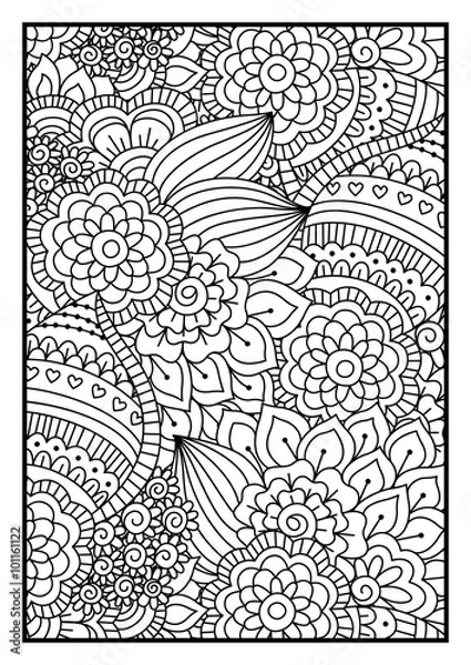 Obraz Black and white pattern. 