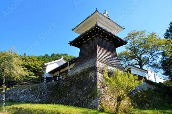 Fototapeta 岩村城跡 太鼓櫓