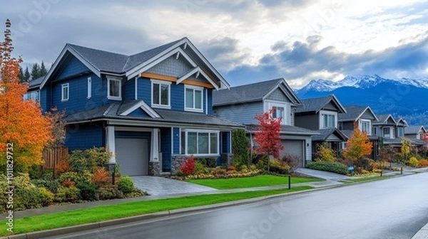 Fototapeta Online Real Estate Property Search And Web Listing, Generative AI