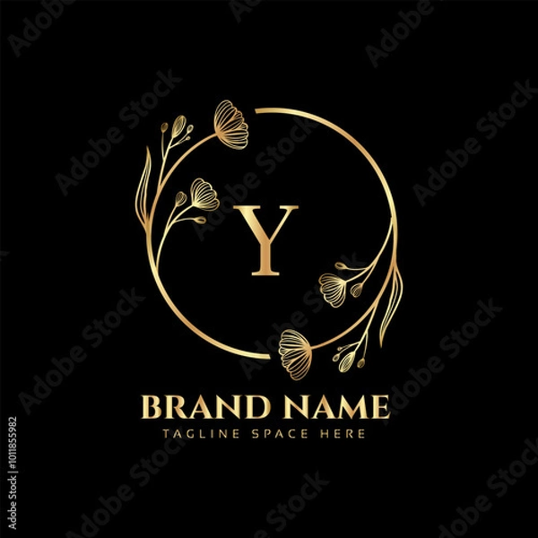 Obraz creative initial latter logo design with modern business vector template creative isolated monogram logo design 

