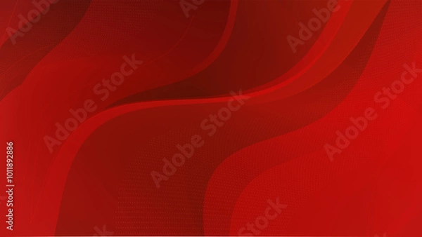 Fototapeta Creative minimal geometric with dynamic shapes technology abstract background
