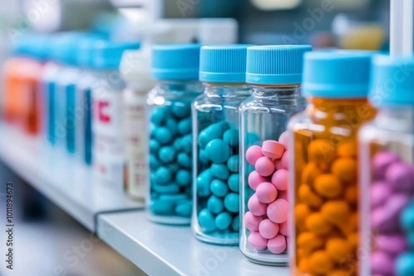 Obraz Advanced Glassware for Experiments and Biological Studies