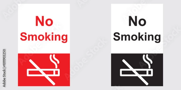 Fototapeta no smoking symbol vector illustration