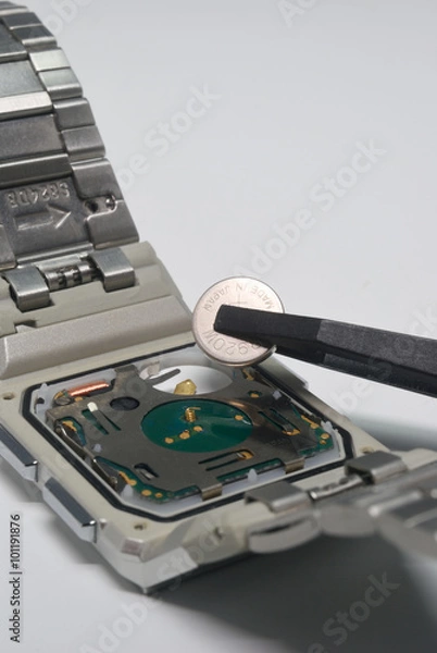 Obraz 腕時計の電池交換