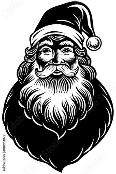 Obraz santa claus face