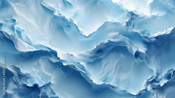 Obraz Abstract 3D Blue Ice Texture Background