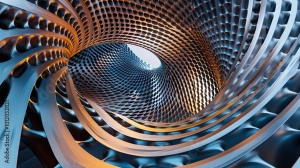 Fototapeta Abstract backdrop features a circle background. The shapes are circular and decorative.