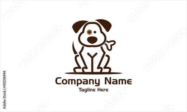 Fototapeta Chocolate Dog Vector