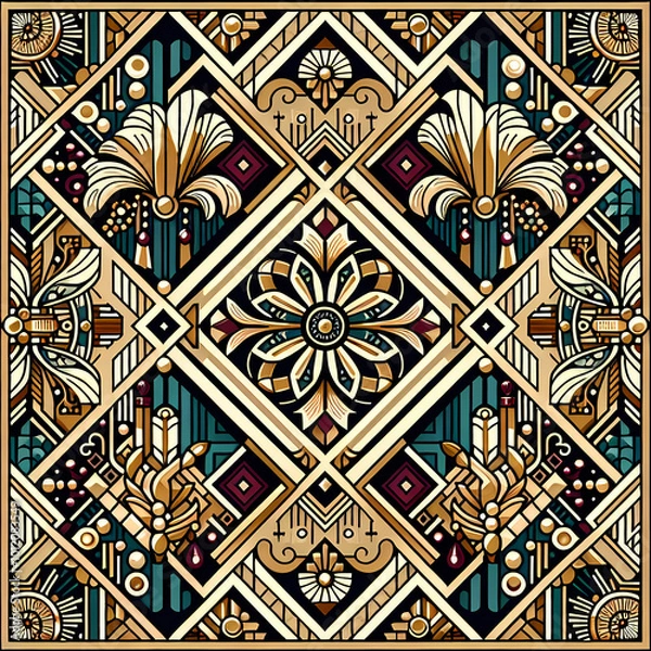 Obraz Great Gatsby Pattern