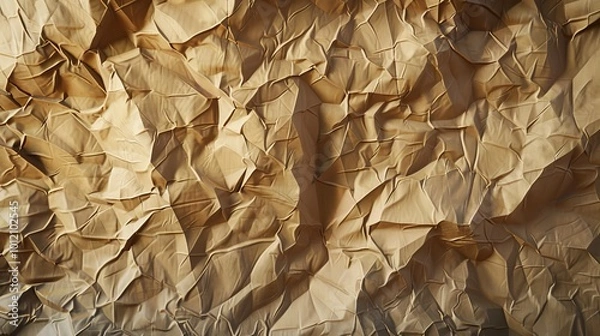 Fototapeta Dynamic Texture Exquisite Crumpled Paper Background for Artistic Creations and Design Projects