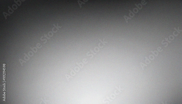 Obraz Abstract color flow grain texture background glowing dynamic gradient wave on banner copy space Black, White. Elegant 3D header with retro grainy wave effects