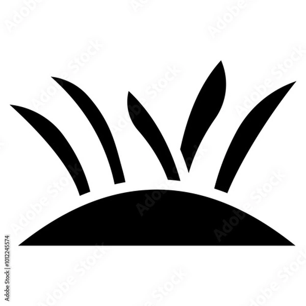 Fototapeta Grass Vector Icons