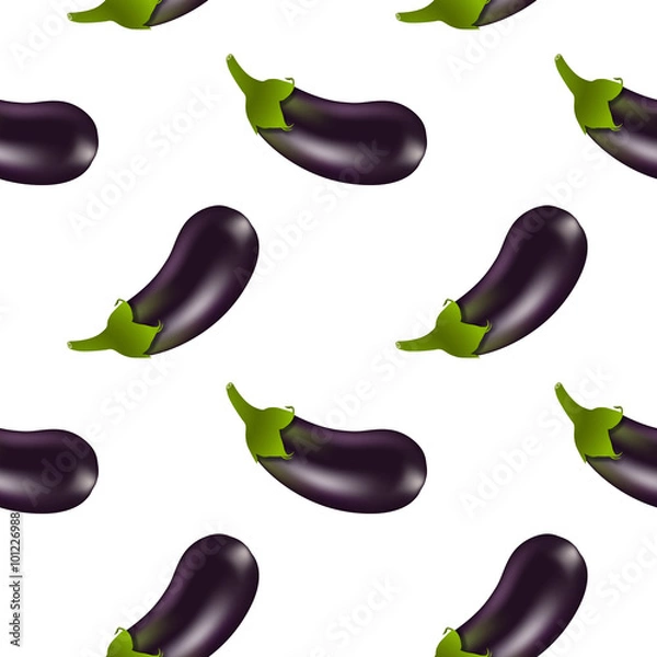 Obraz Wzór bakłażana