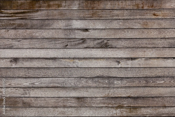 Obraz Brown wood plank wall texture background
