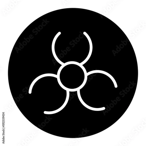 Fototapeta Biohazard Vector Icons