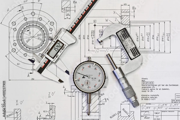 Obraz Narzędzia pomiarowe