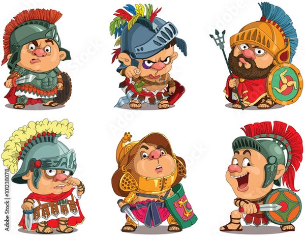Fototapeta Funny gladiators