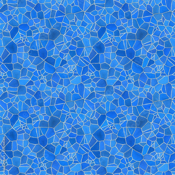 Fototapeta stone texture(blue)（Luster）/石のテクスチャ（青）（光彩）：シームレスなので縮小してつなげると細かい目になります。