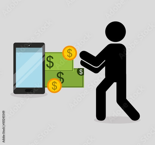 Obraz mobile payments design 