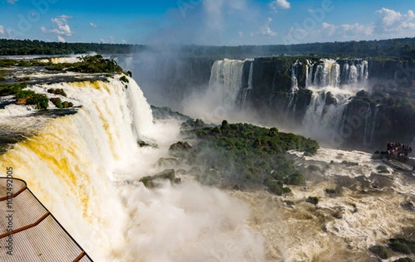 Fototapeta Spectacular Iguaçu Falls Panorama