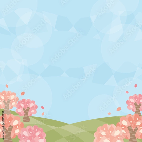 Fototapeta 春　背景