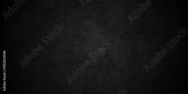 Fototapeta Grunge black charcoal color Stone concrete texture grungy backdrop background anthracite panorama. Panorama dark grey black slate background or texture. Black texture chalk board and black board.