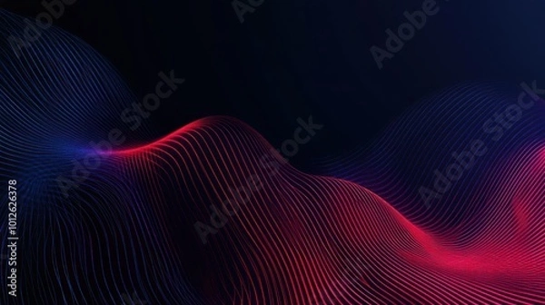 Fototapeta Abstract Waves of Light