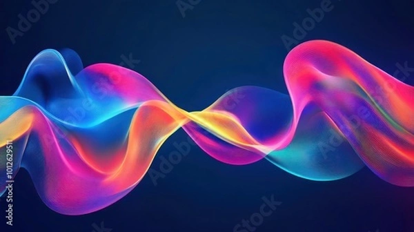 Fototapeta Abstract Colorful Waves
