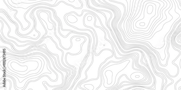 Obraz Topographic map background. Geographic line map with elevation assignments. Map line of topography. Vector abstract topographic map concept with space for your copy.