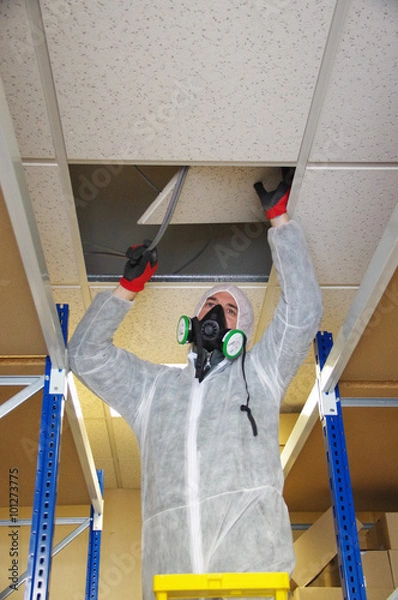 Obraz ouvrier - diagnostic amiante