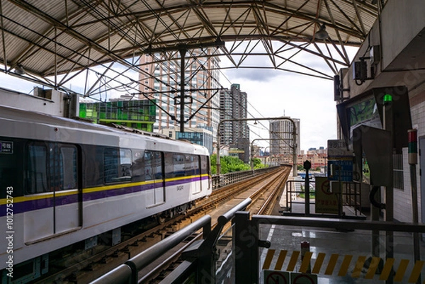 Obraz train in the station