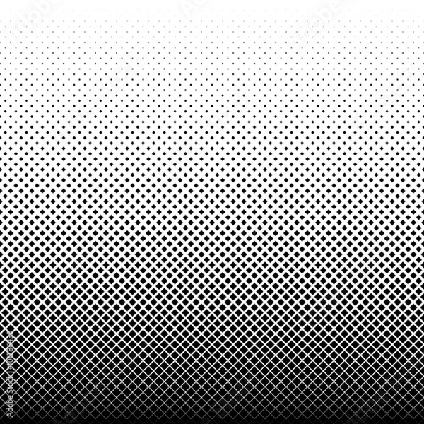 Fototapeta Halftone Squares Pattern. Halftone Background in Vector