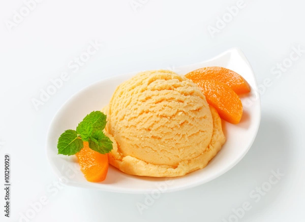 Obraz Apricot ice cream