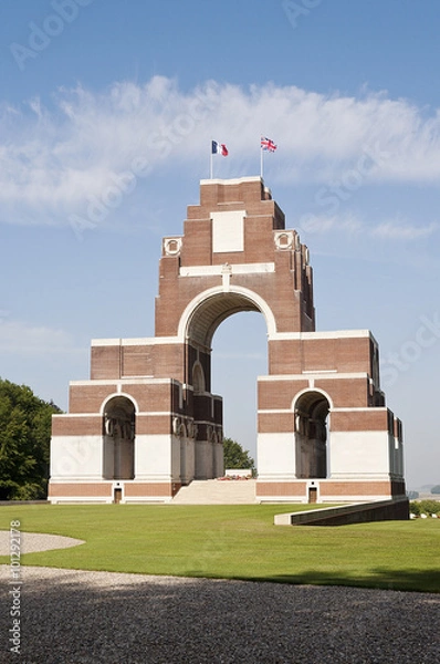 Fototapeta The Thiepval Memorial to the missing from the Battle of the Somme, during World War One, Northern France. 