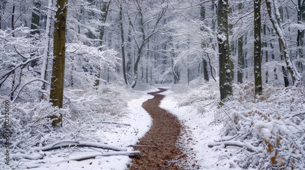 Obraz river in winter
