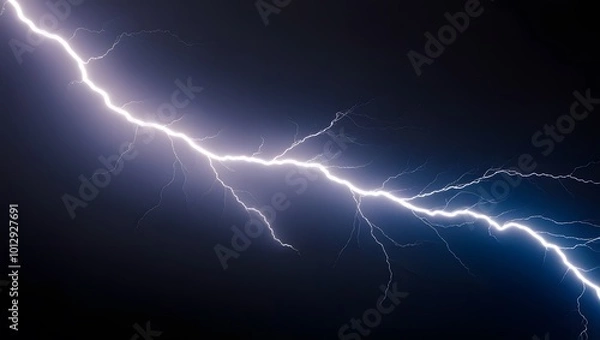 Obraz Lightning is a beautiful and scary line.