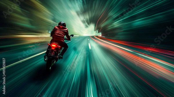 Fototapeta Fast Speed on the road