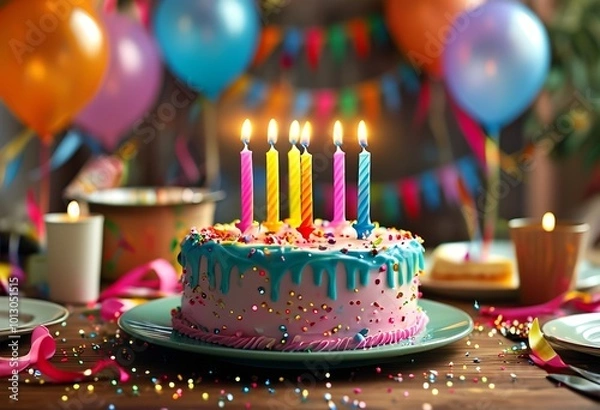 Fototapeta birthday cake